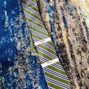 Green Stripe Tie